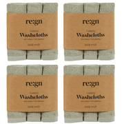 Re:gn Luxury Bamboo Face Cloths - 4 Pack Bundle – 12 Soft Face Cloths - REGN