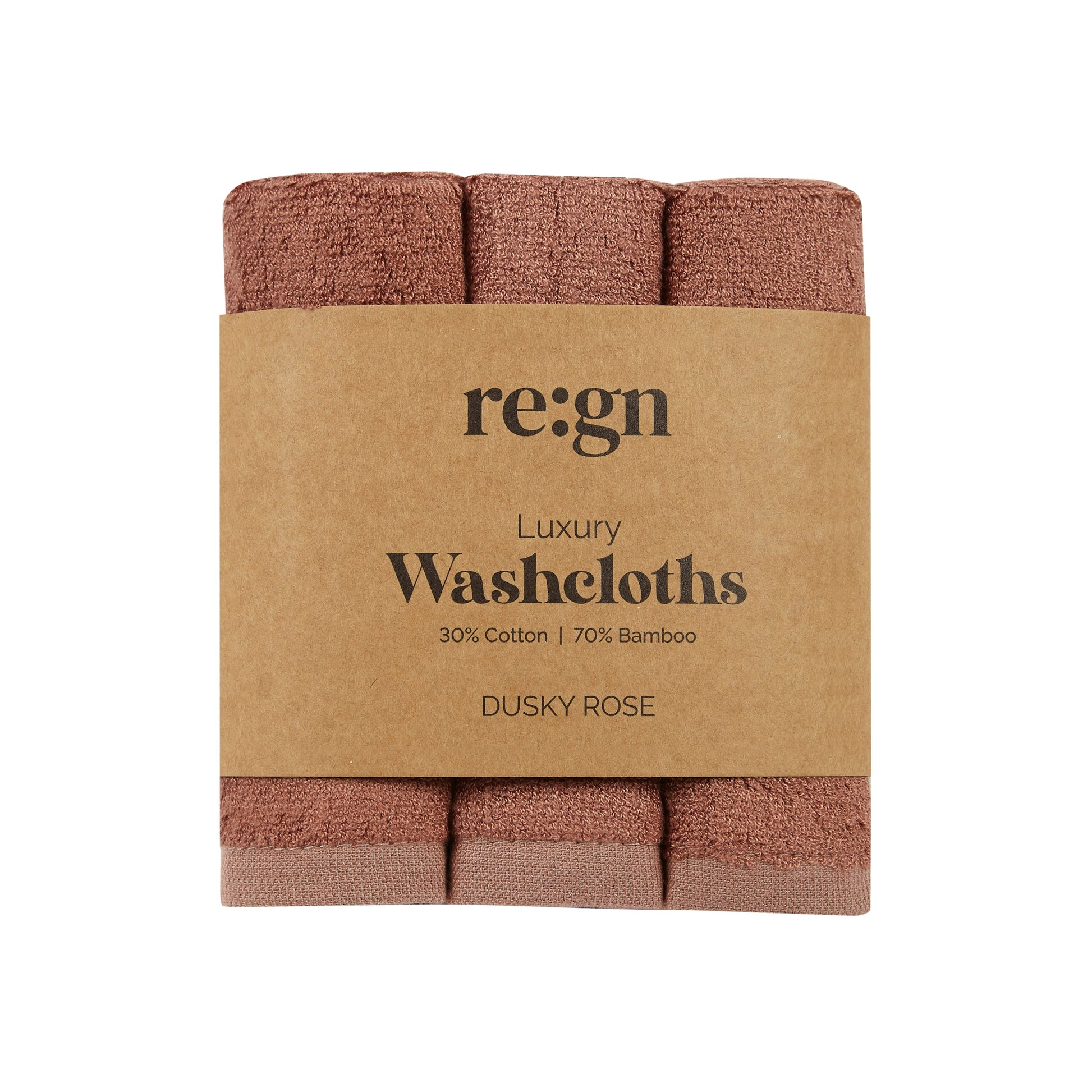 Re:gn Luxury Bamboo Face Cloths – Ultra - Soft - 3 Pack - REGN
