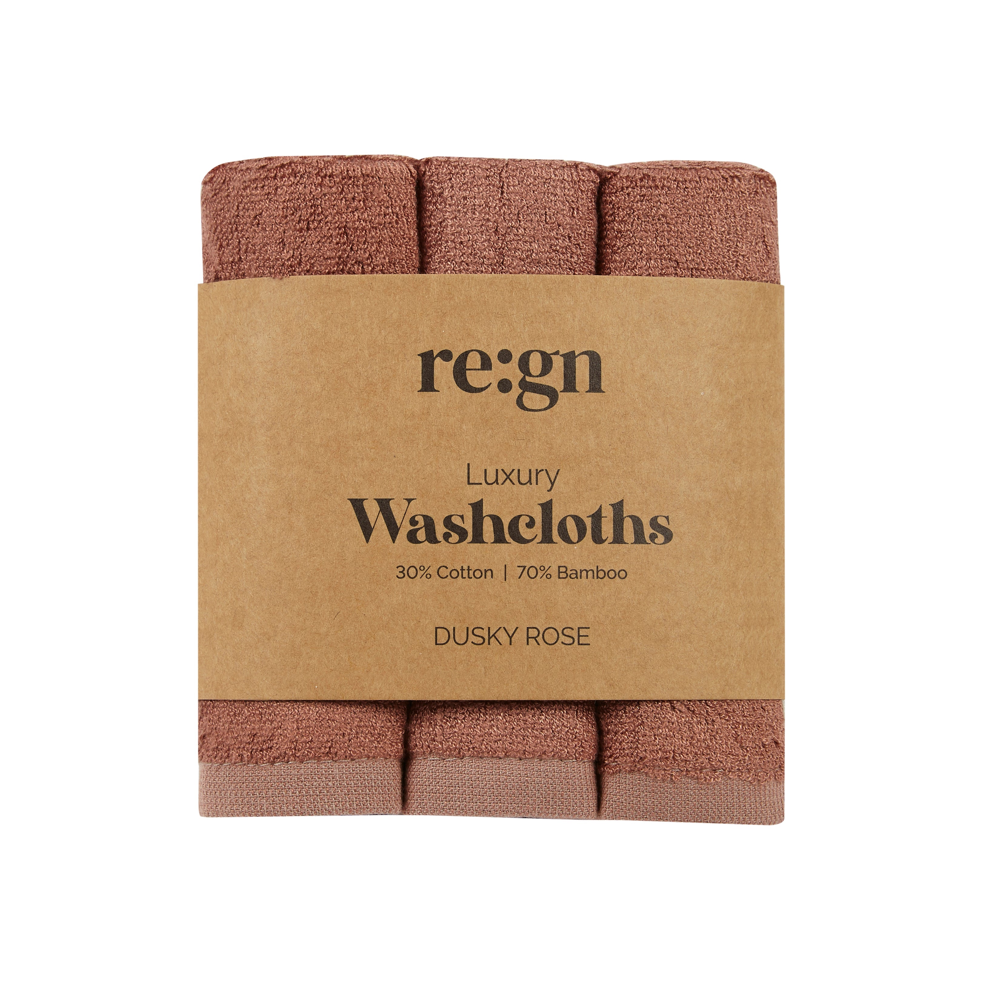 Re:gn Luxury Bamboo Face Cloths – Ultra - Soft - 3 Pack - REGN