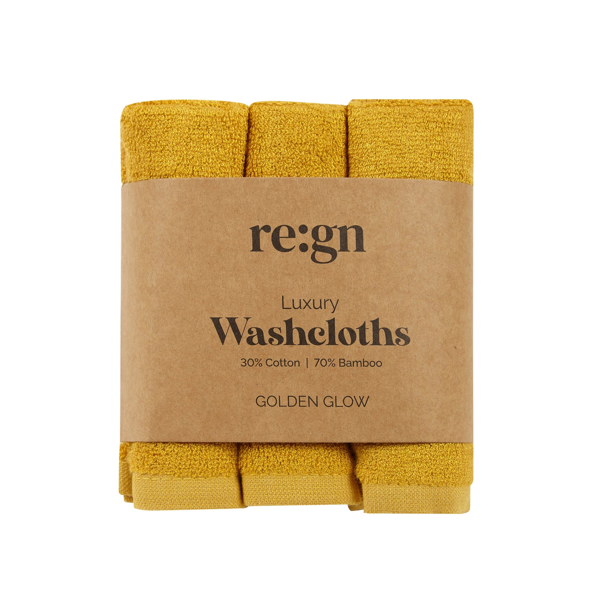 Re:gn Luxury Bamboo Face Cloths – Ultra - Soft - 3 Pack - REGN