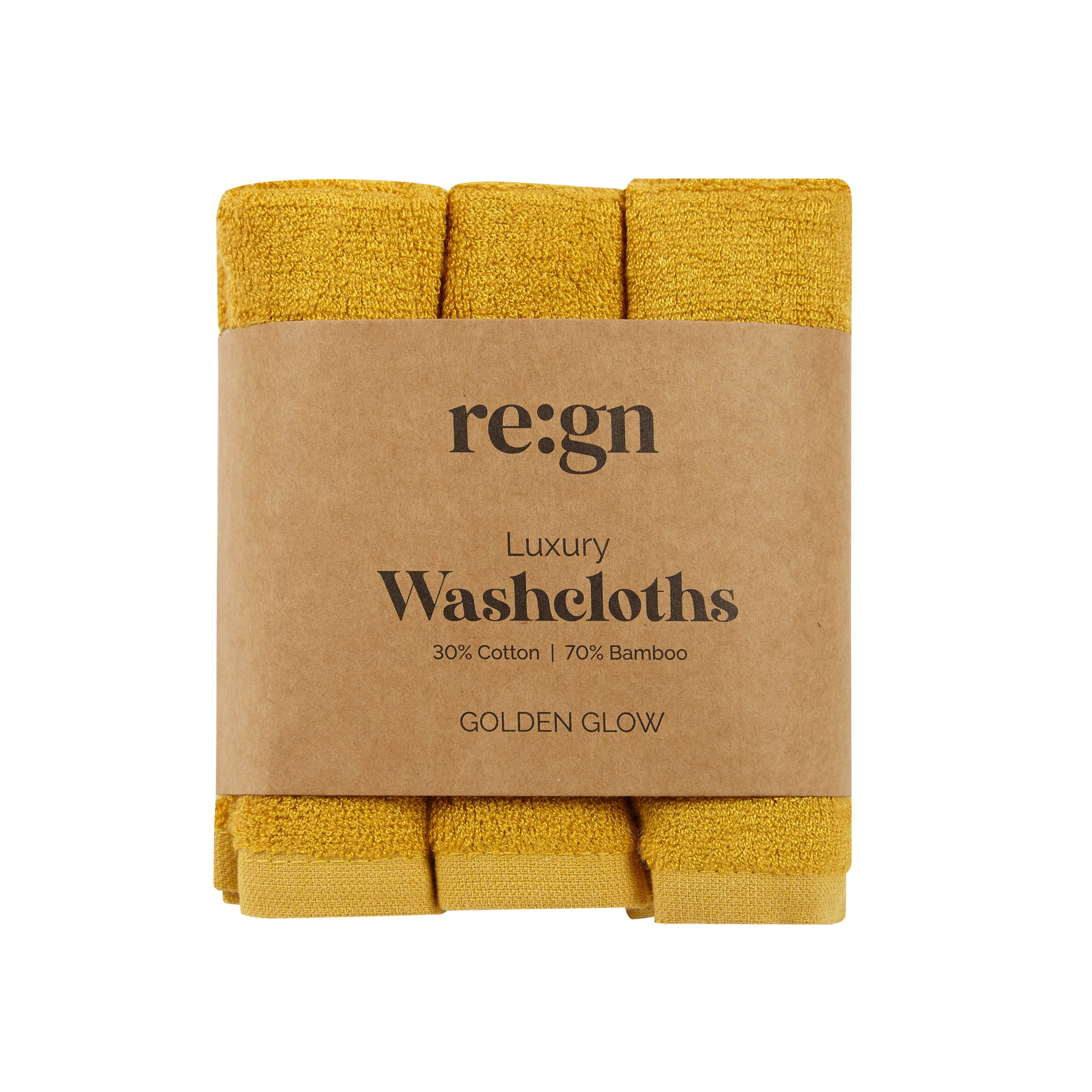 Re:gn Luxury Bamboo Face Cloths – Ultra - Soft - 3 Pack - REGN