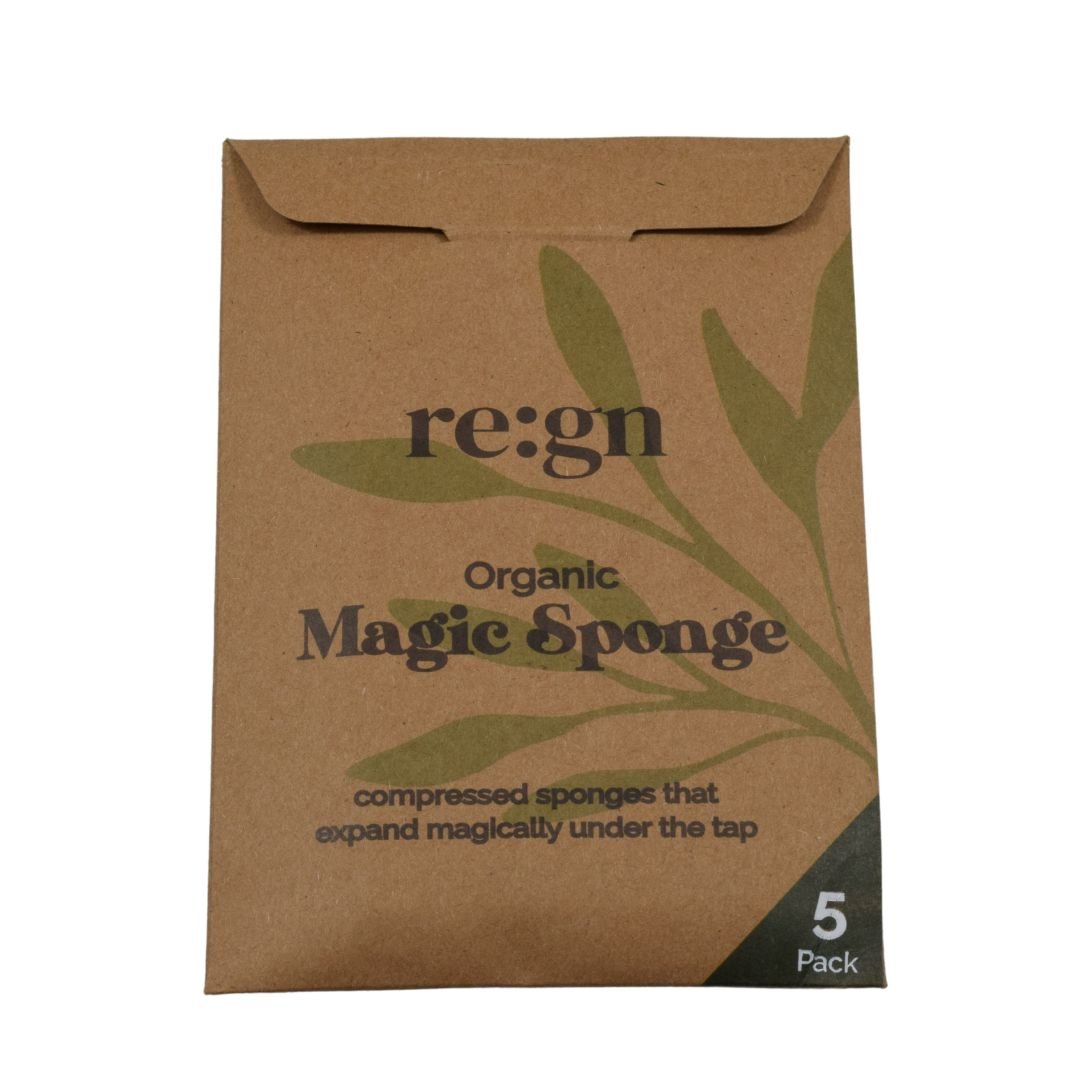 Re:gn Magic Compressed Plant - Based Sponges (5 - Pack) - Buy One Get One Half Price! - REGN