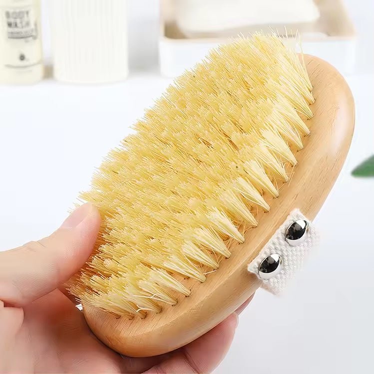 Re:gn Natural Beechwood & Sisal Body Brush – Eco - Friendly Exfoliating Dry Brush - REGN
