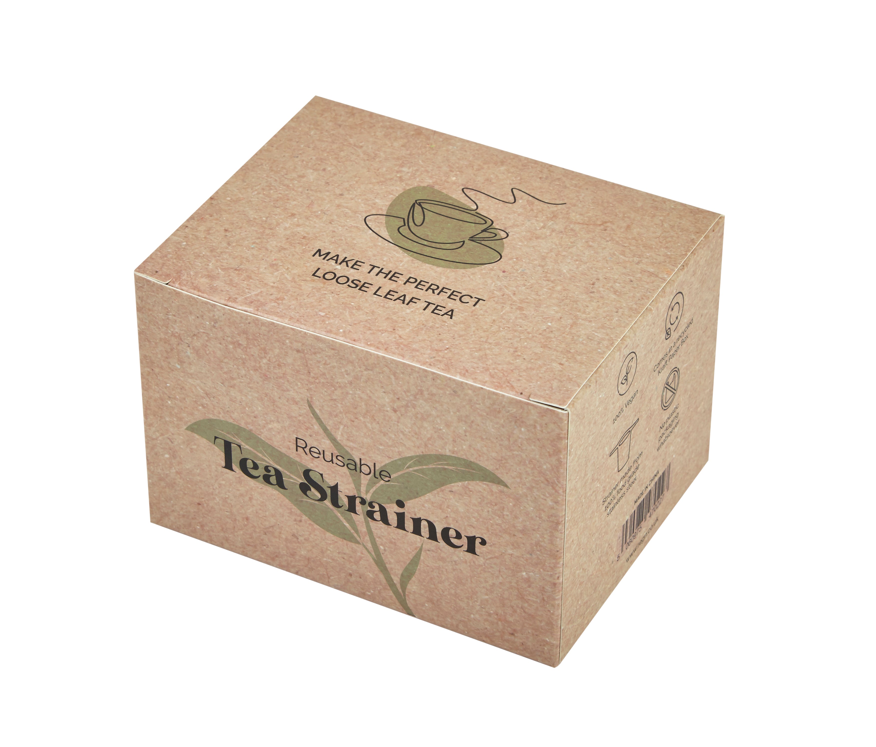 Re:gn Reusable Tea Strainer For Loose Tea Leaves - Plastic Free Stainless Steel - REGN