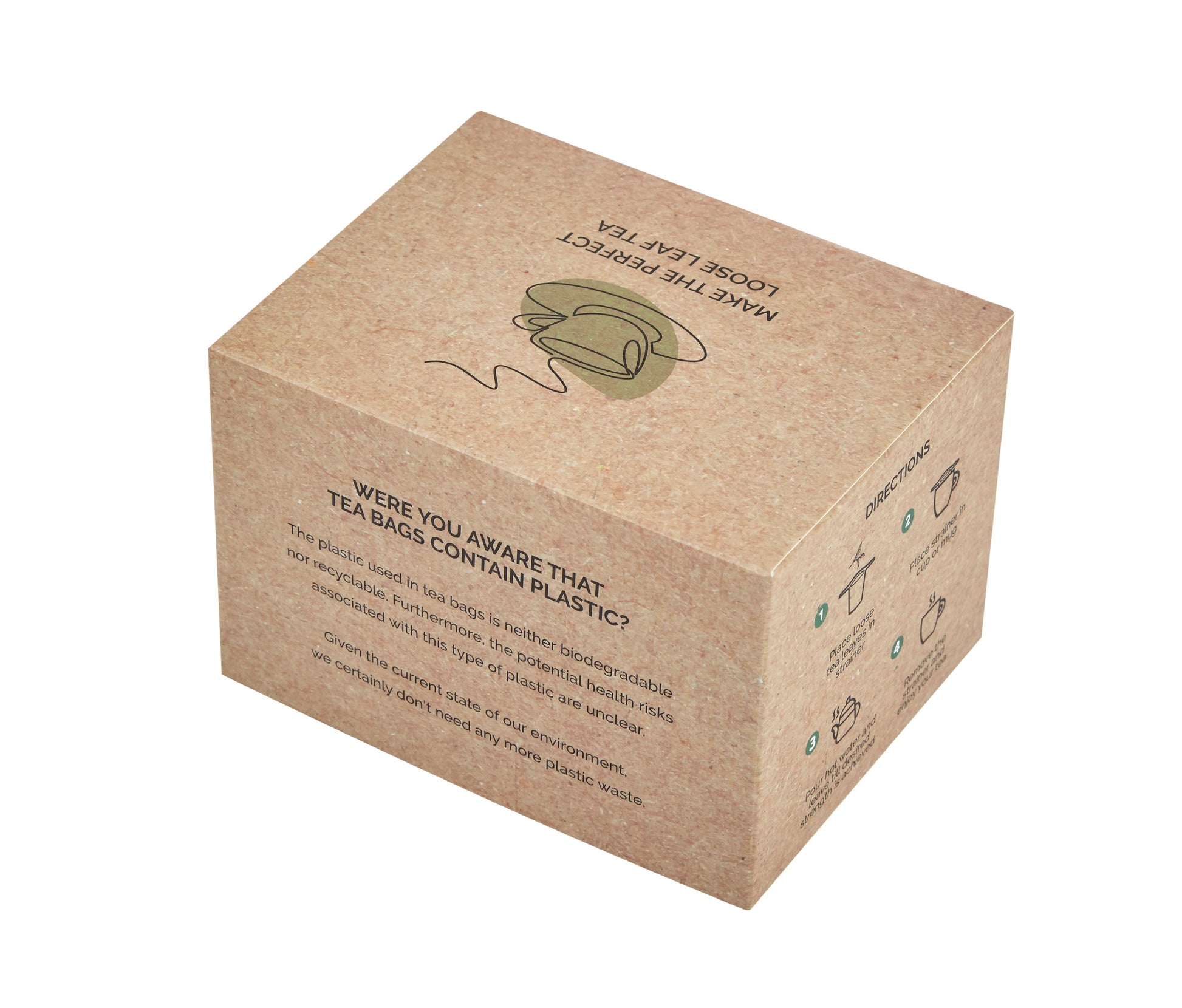 Re:gn Reusable Tea Strainer For Loose Tea Leaves - Plastic Free Stainless Steel - REGN