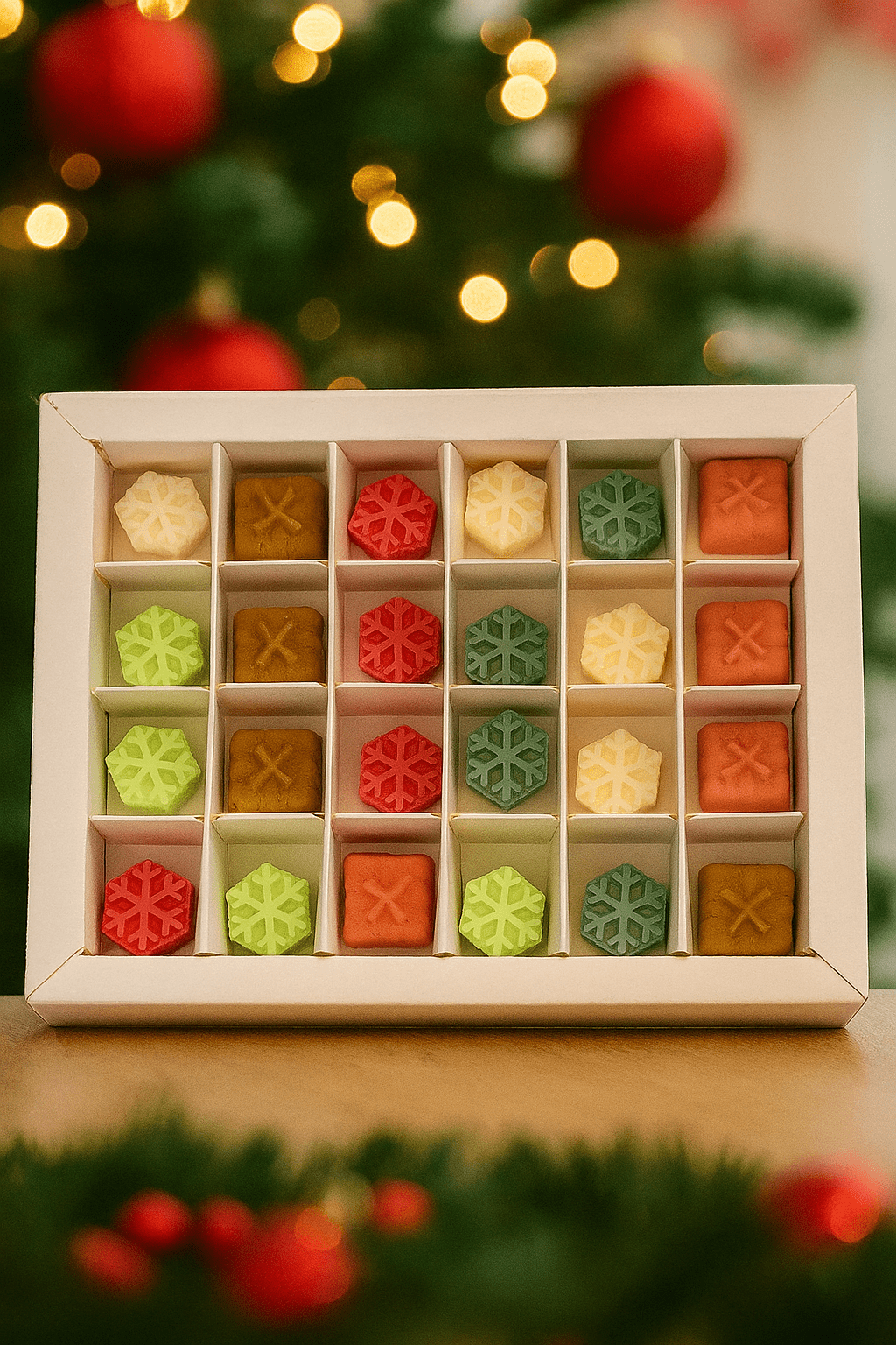 Re:gn Soy Wax Melt Advent Calendar – 24 Handmade Vegan Wax Melts in Festive Scents - REGN