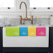 Reusable Cellulose Dish Cloths – Pack of 4 Compostable, Plastic - Free & Eco - Friendly - REGN