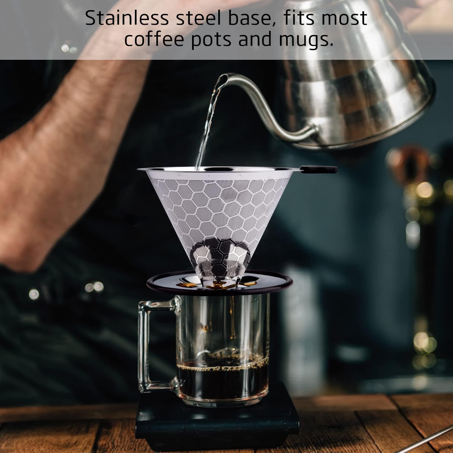 Reusable Coffee Filter - Stainless Steel Mesh - REGN