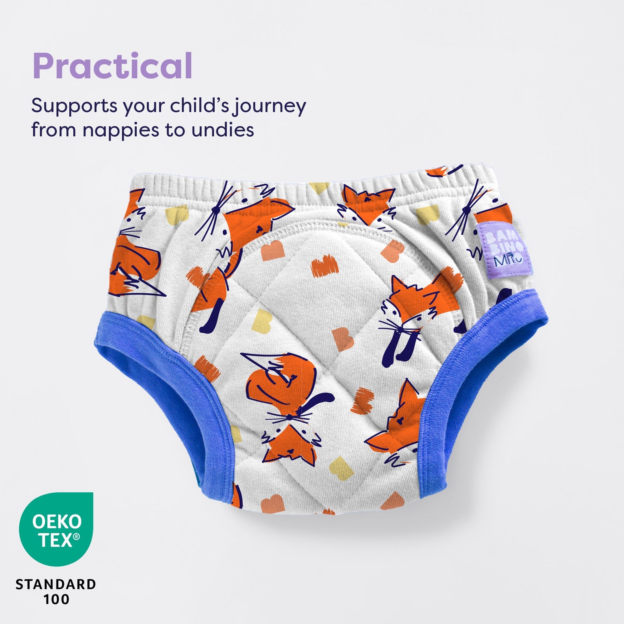 Reusable Potty Training Pants Enhanced Design in Fuzz - REGN