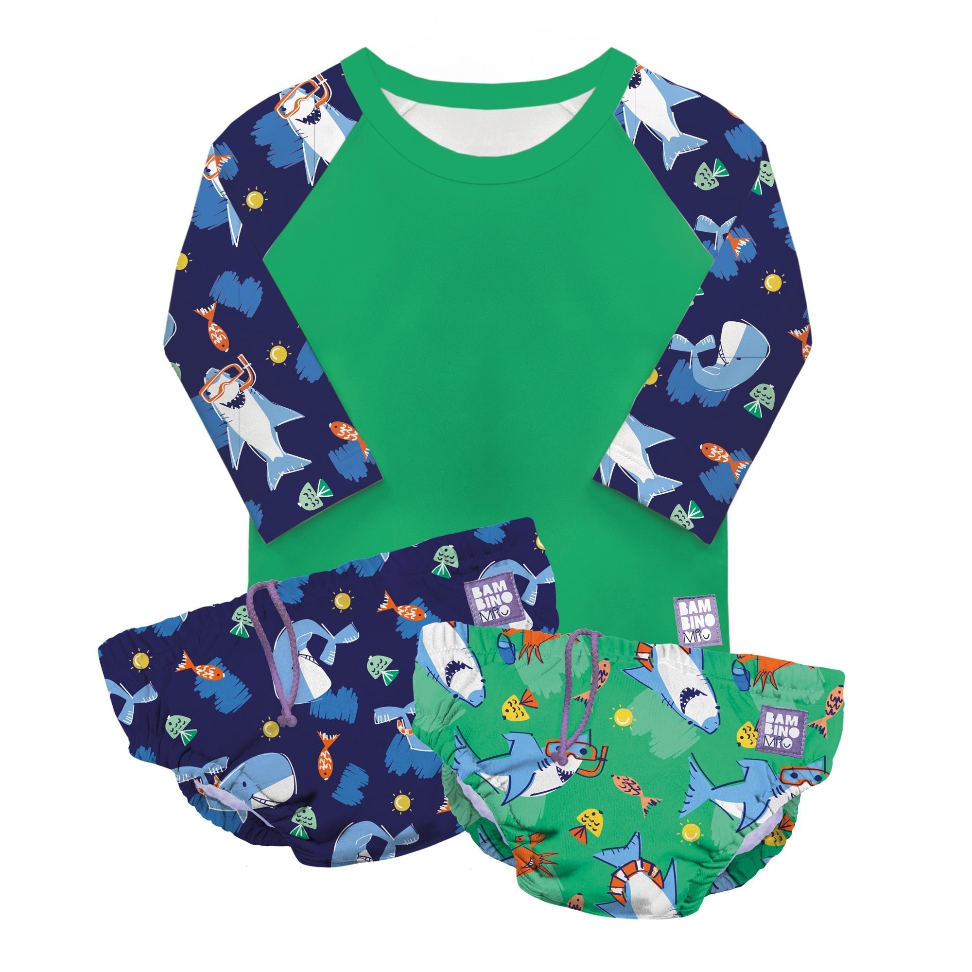Reusable Swim Ready 3 Piece Set in Ocean Explorers - REGN