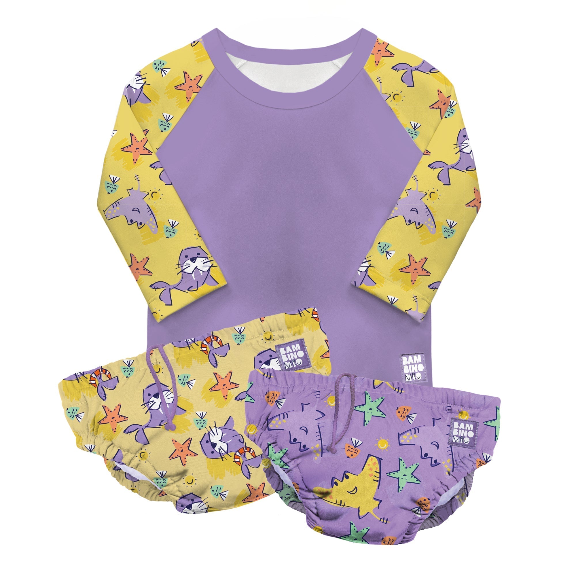 Reusable Swim Ready 3 Piece Set in Squad Squad - REGN