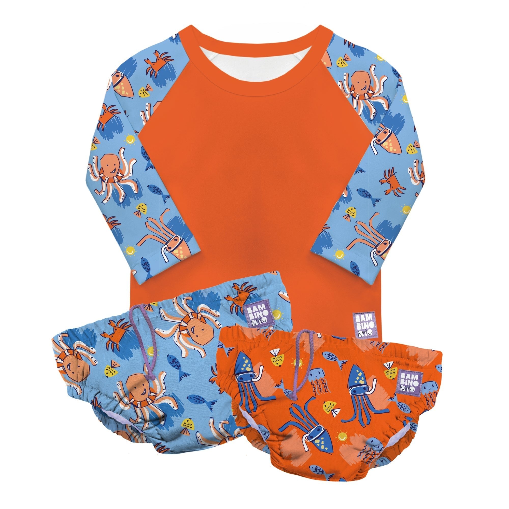Reusable Swim Ready 3 Piece Set in Wave Patrol - REGN
