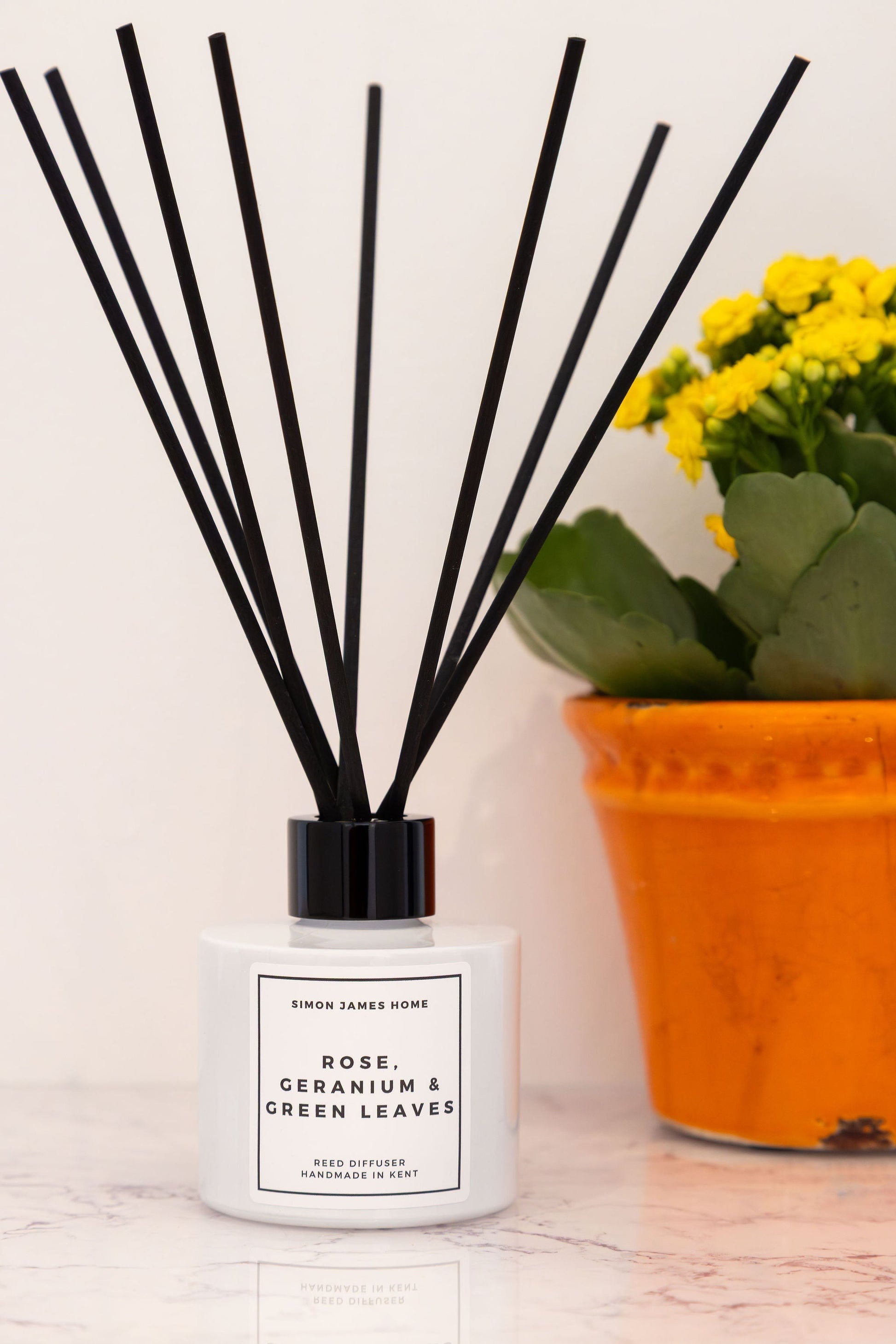 Rose, Geranium & Green Leaves Reed Diffuser - REGN