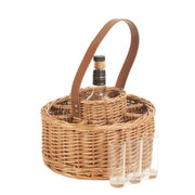 Round Whisky Celebration Carrier With 8 Glasses - REGN
