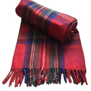 Royal Stewart Recycled Wool Blanket in Classic Tartan Check - REGN