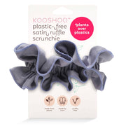 Ruched Organic Satin Scrunchie – Plastic - Free Hair Accessory - REGN