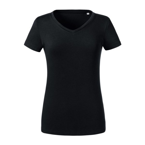 Russell Ladies Pure Organic V-neck Tee - REGN