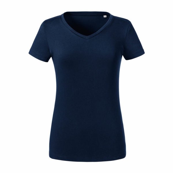 Russell Ladies Pure Organic V-neck Tee - REGN