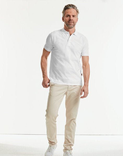 Russell Mens Pure Organic Polo - REGN