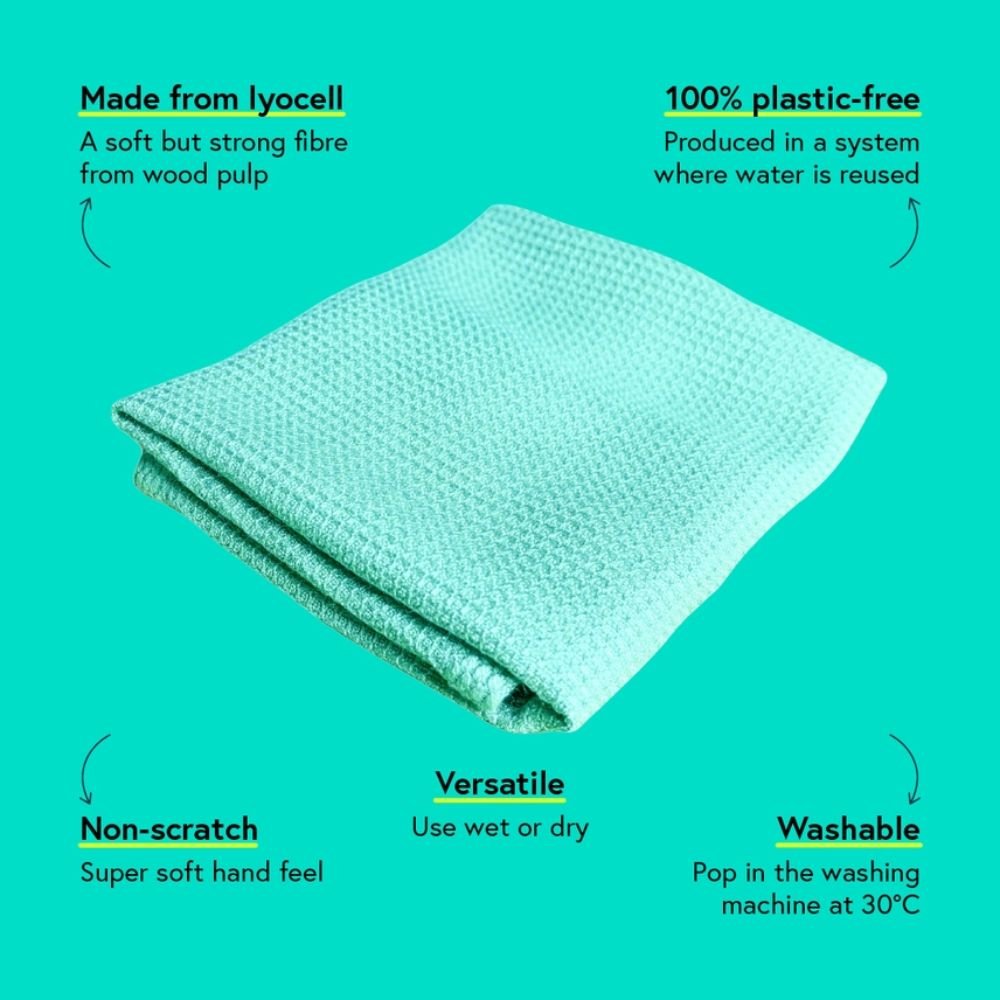 Seep All-Purpose Cleaning Cloths 3-Pack | Plastic-Free Lyocell Cloths - REGN