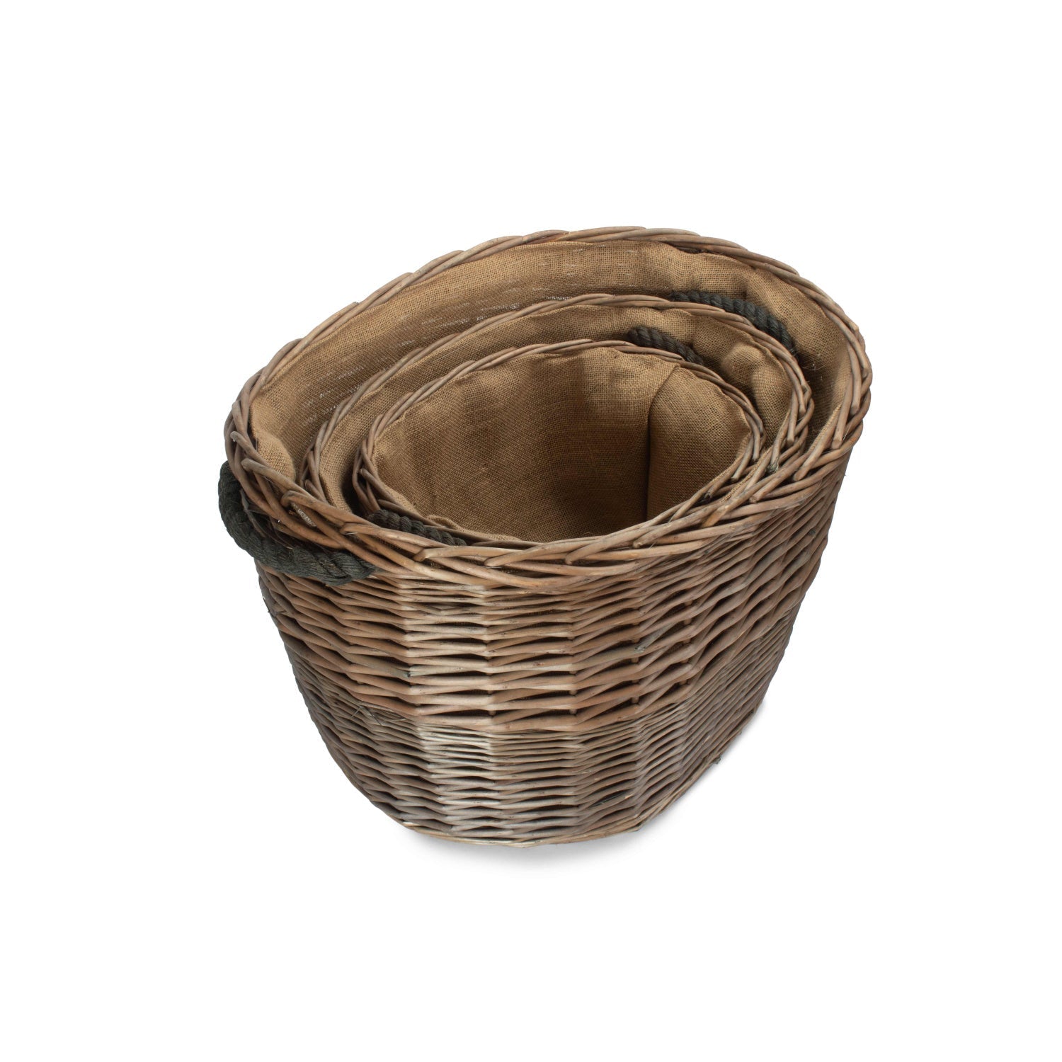 Set 3 Oval Log Baskets - REGN