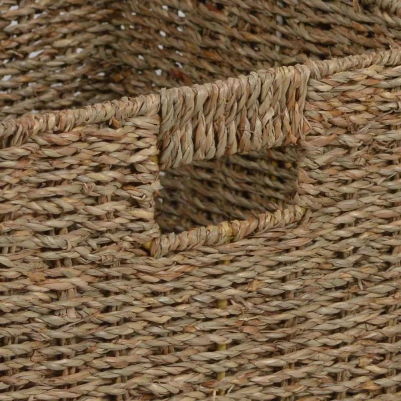 Set of 2 Square Seagrass Storage Baskets - REGN