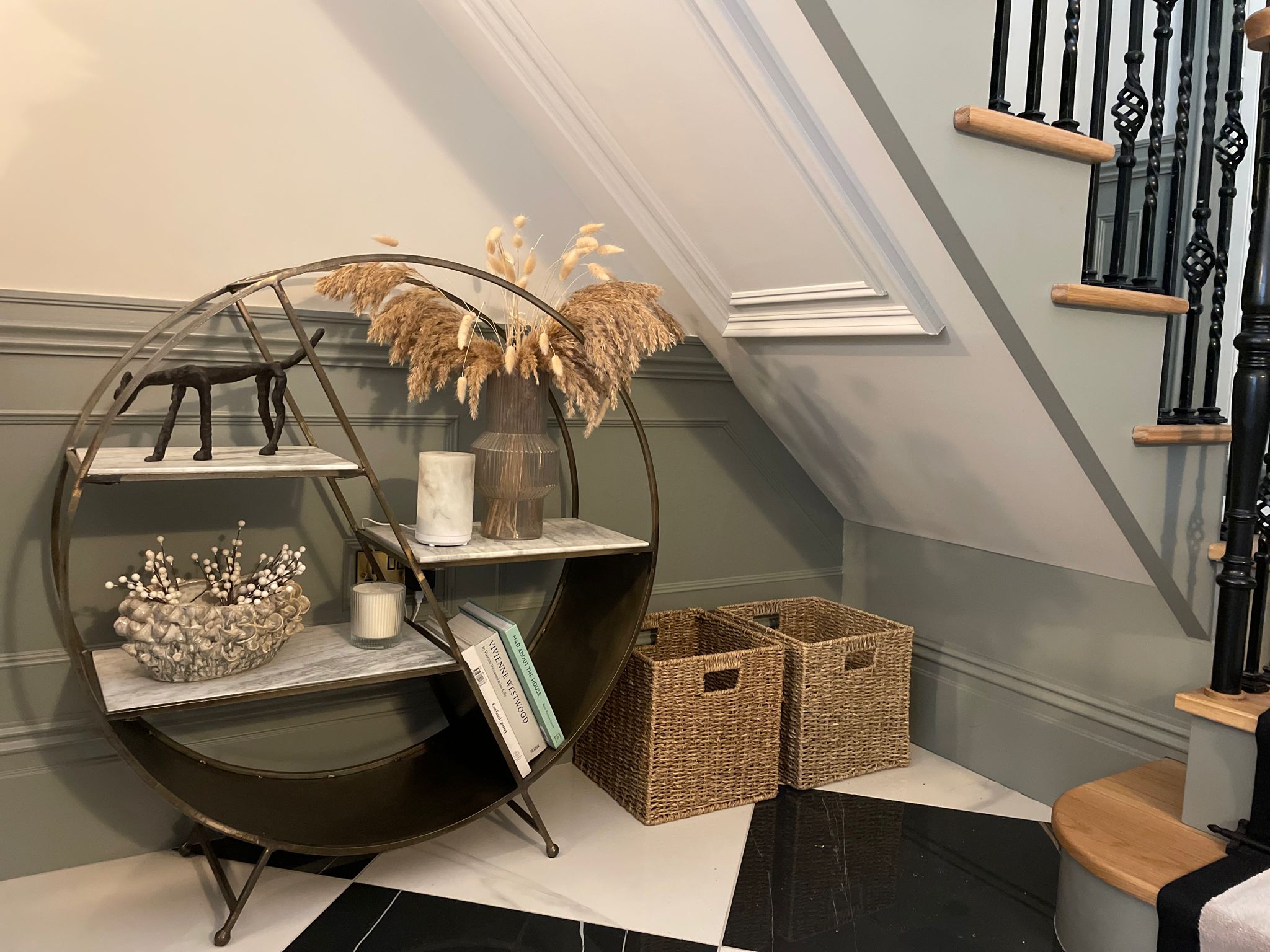 Set of 2 Square Seagrass Storage Baskets - REGN
