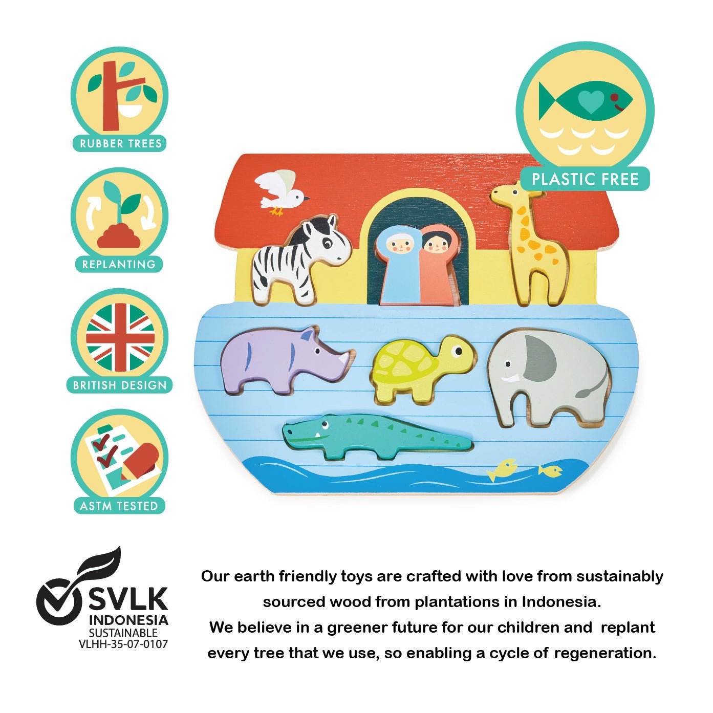 Shape Sorting Ark Tray - REGN