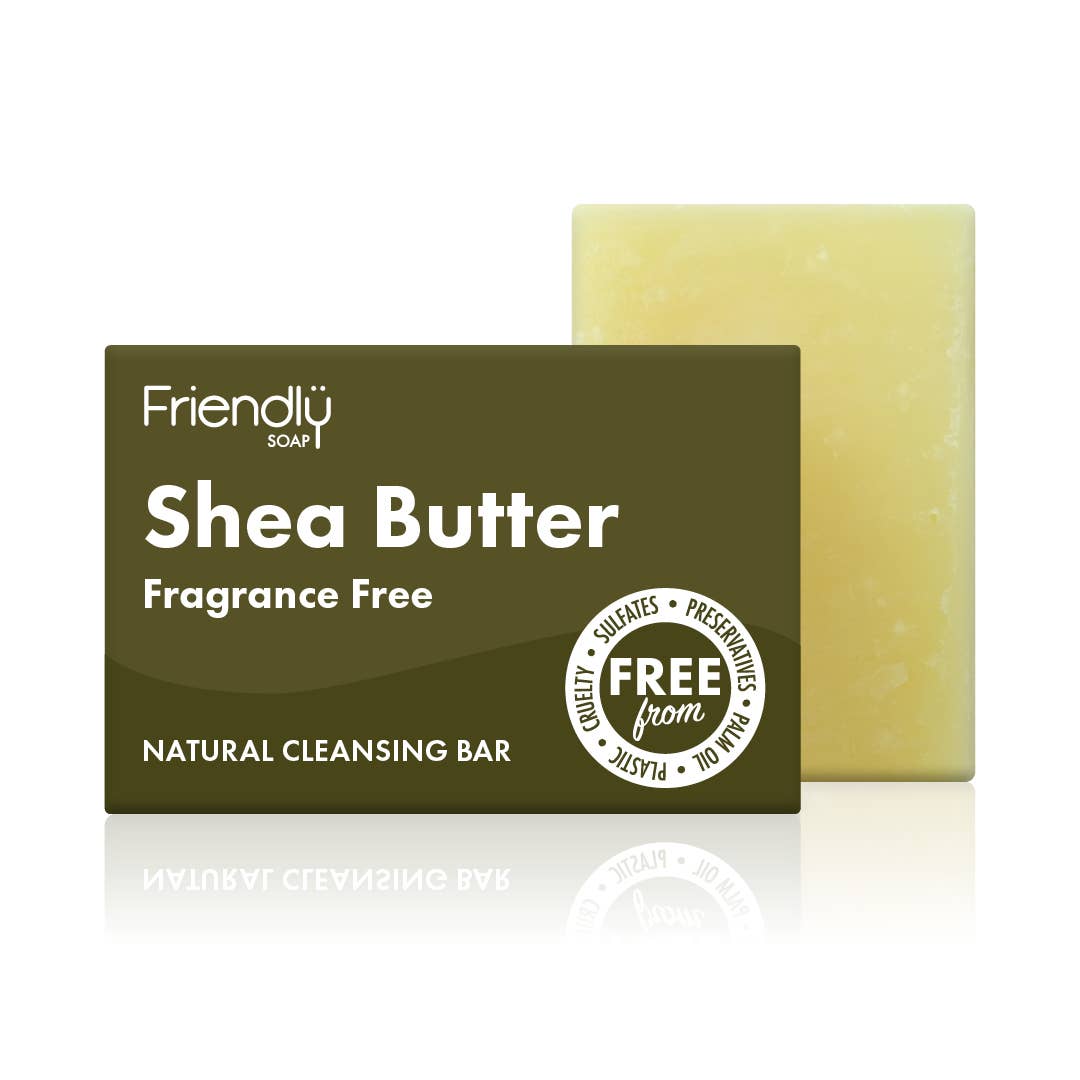 Shea Butter Cleansing Bar – Moisturising & Plastic - Free Skincare - REGN