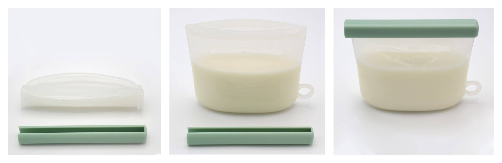 Silicone Breastmilk Storage Bags – Reusable, Leak - Proof (Pack of 5) - REGN