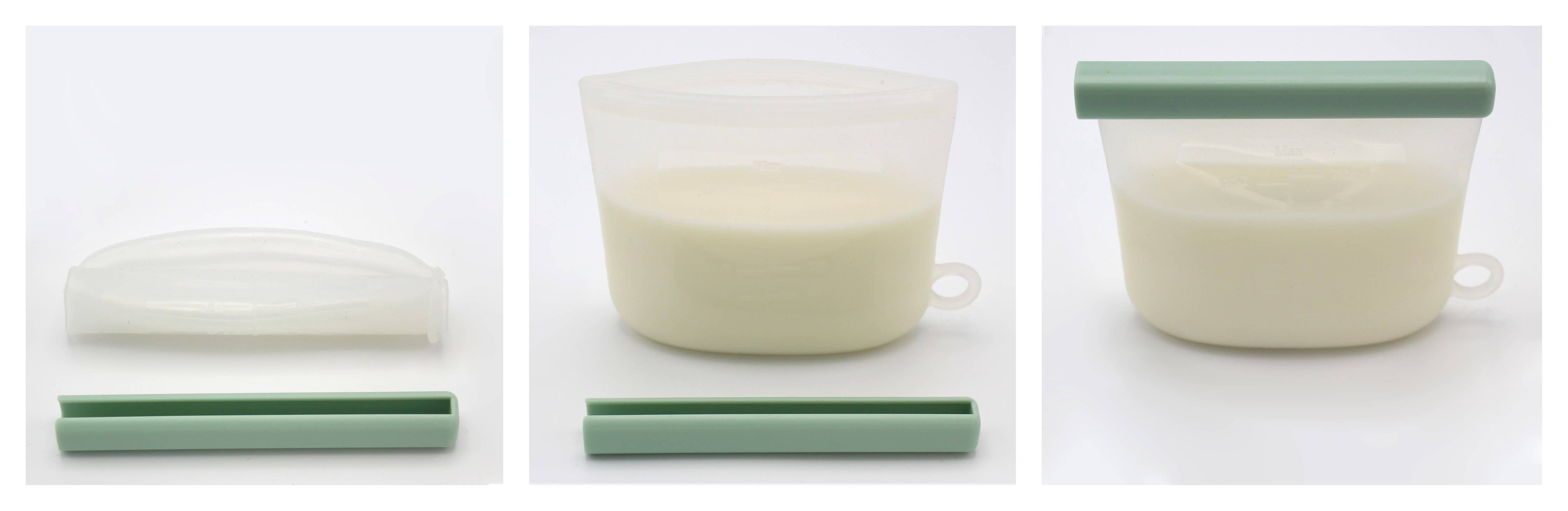 Silicone Breastmilk Storage Bags – Reusable, Leak - Proof (Pack of 5) - REGN