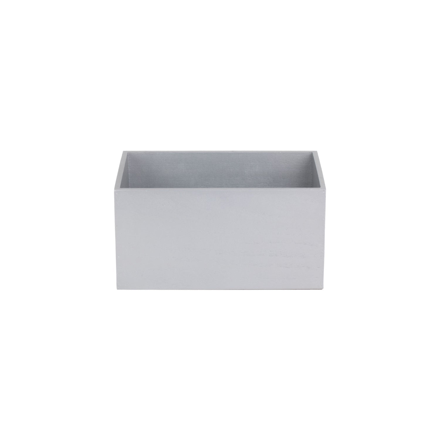 Silver Grey Star Cut-Out Wooden Box with Lid - REGN