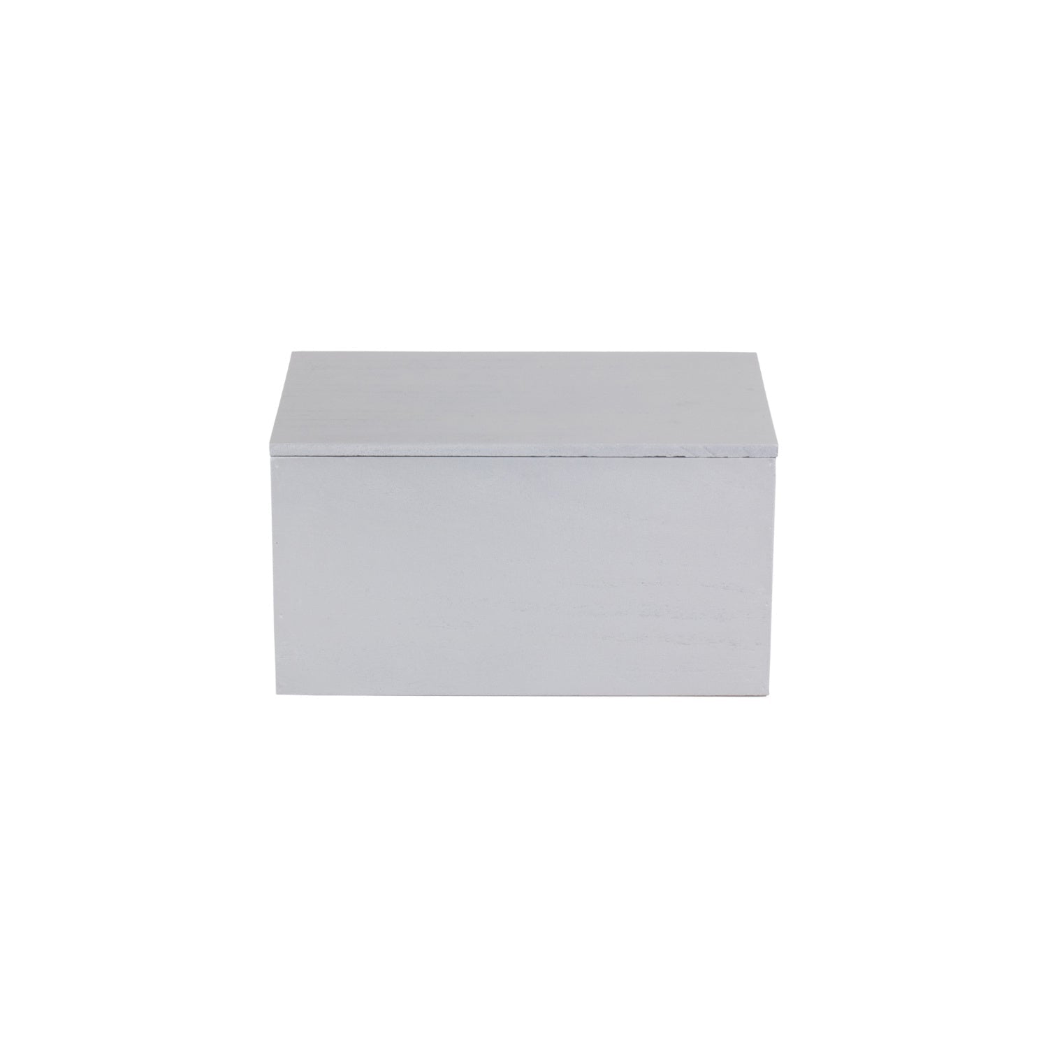 Silver Grey Star Cut-Out Wooden Box with Lid - REGN