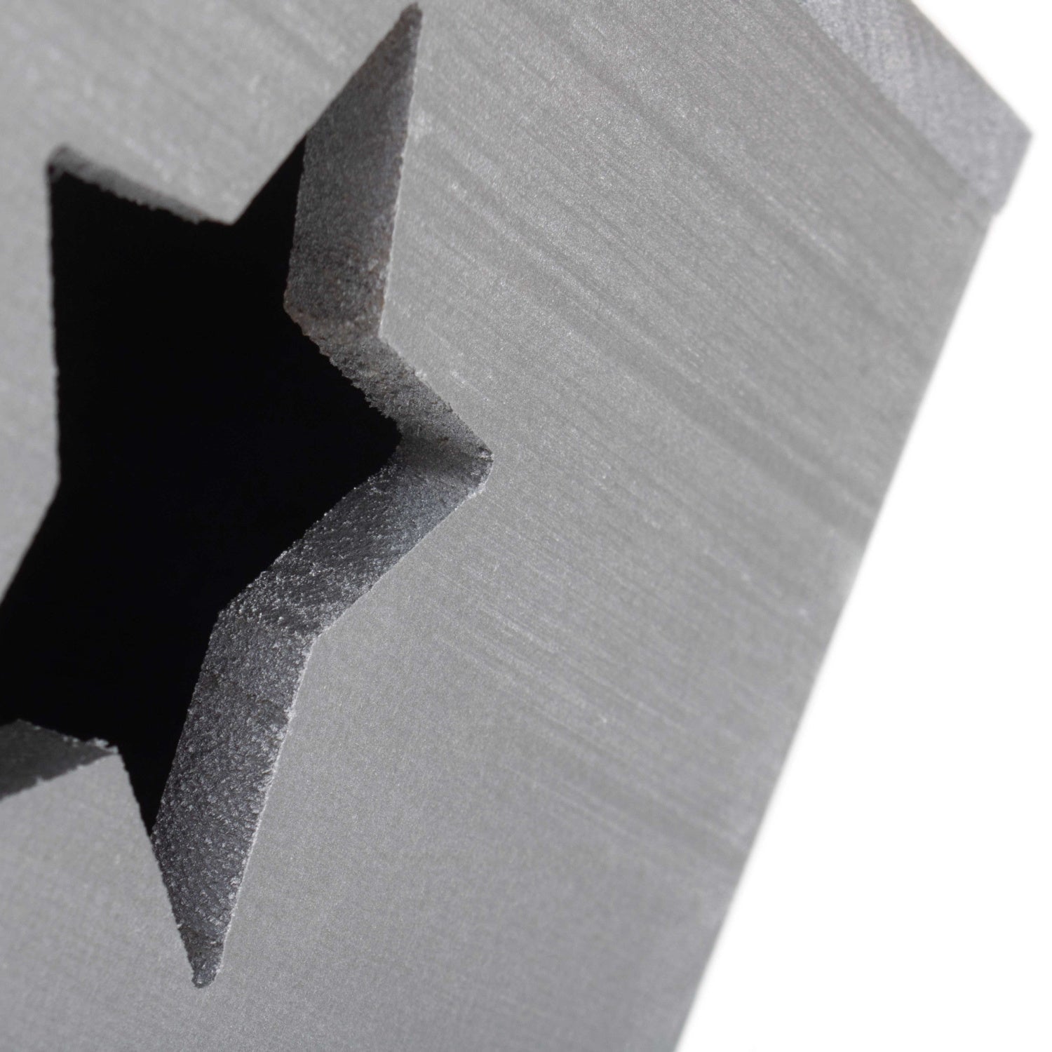 Silver Grey Star Cut-Out Wooden Box with Lid - REGN