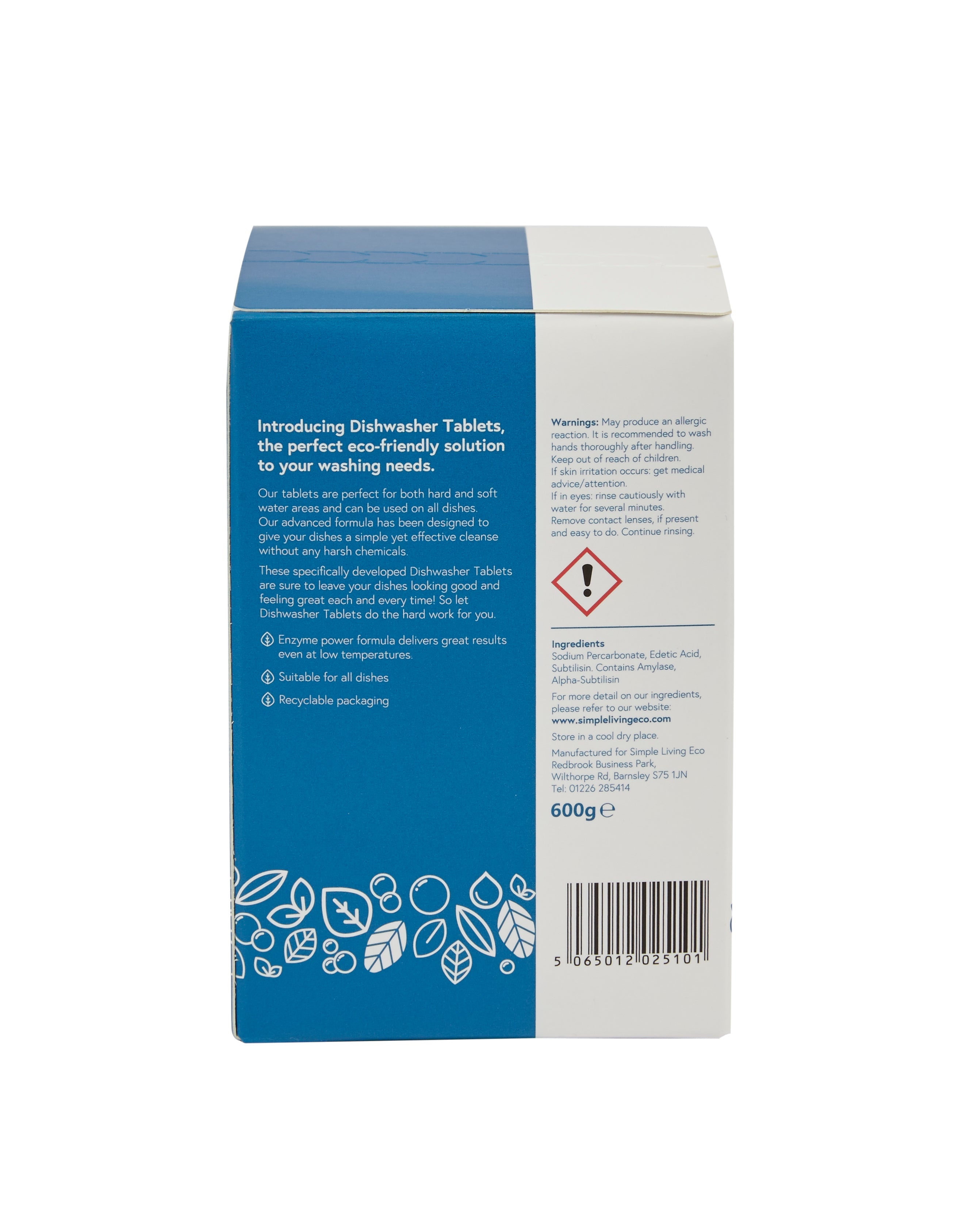 Simple Living Eco All - In - One Dishwasher Tablets | Plant - Based & Plastic - Free | 30 Pack - REGN