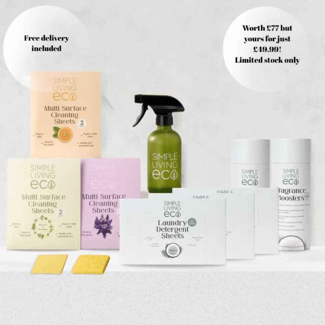Simple Living Eco Ultimate Cleaning & Laundry Starter Kit Bundle - REGN