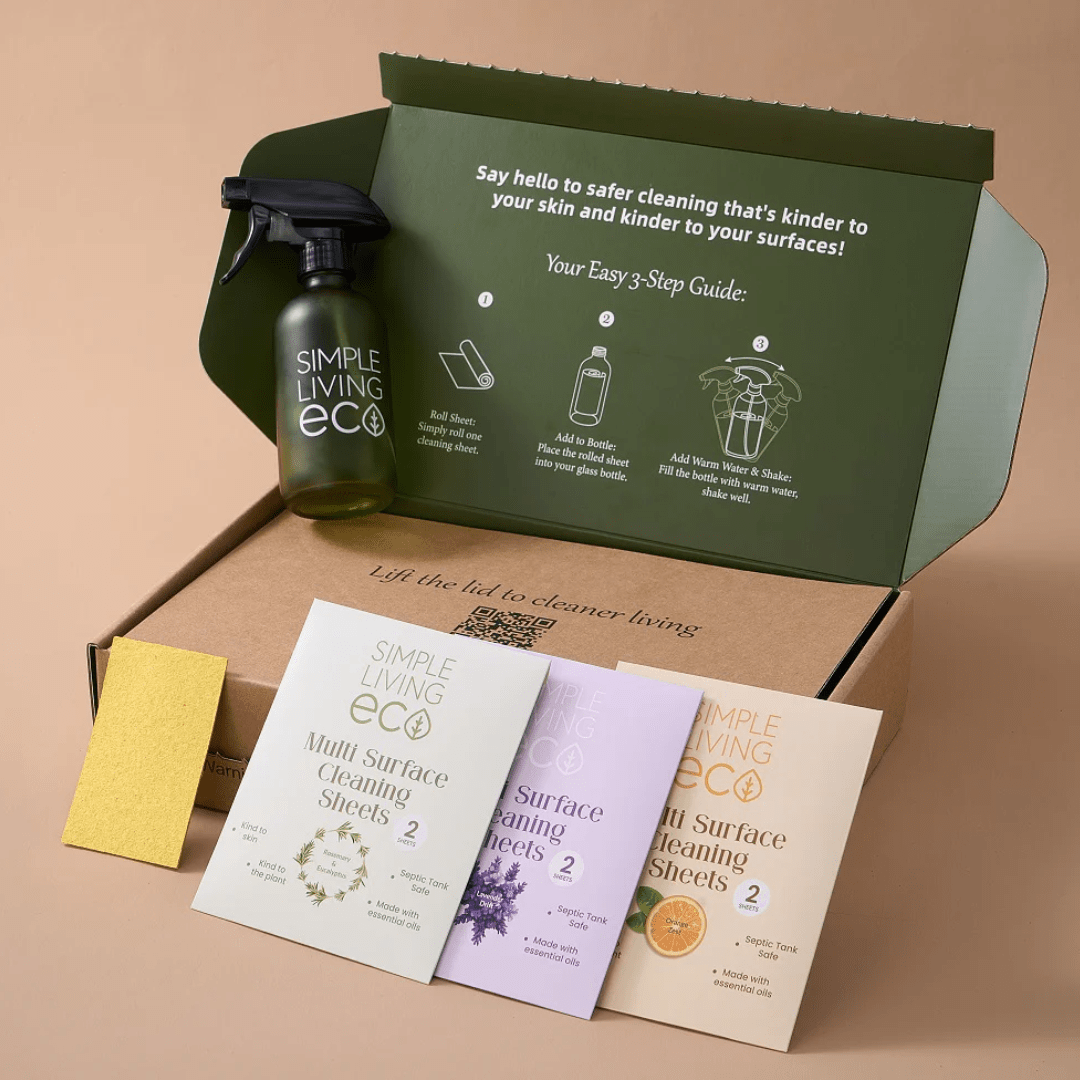 Simple Living Eco Ultimate Cleaning & Laundry Starter Kit Bundle - REGN