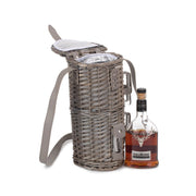 Single Bottle & 2 Cartridge Glass Carrier With Shoulder Strap - REGN