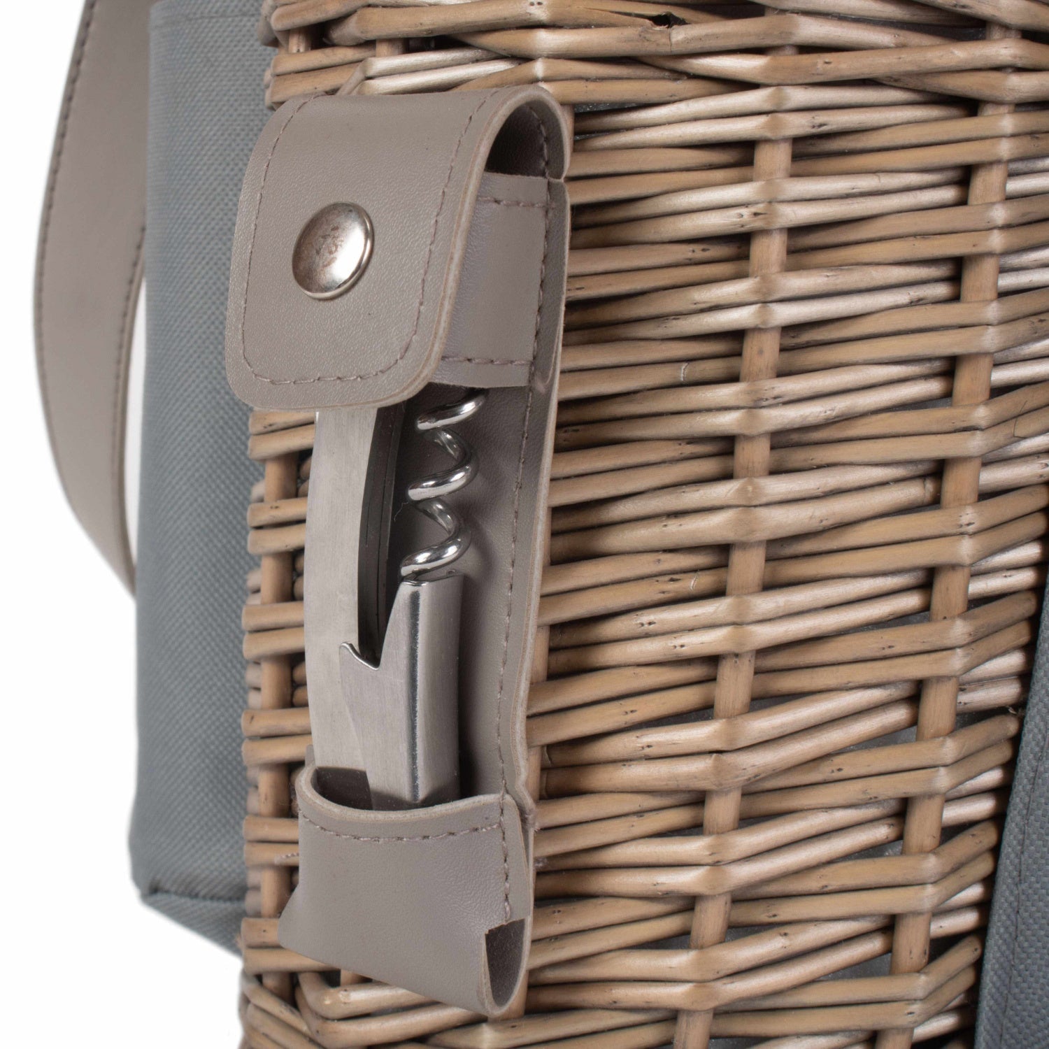 Single Bottle & 2 Champagne Glass Carrier With Shoulder Strap - REGN