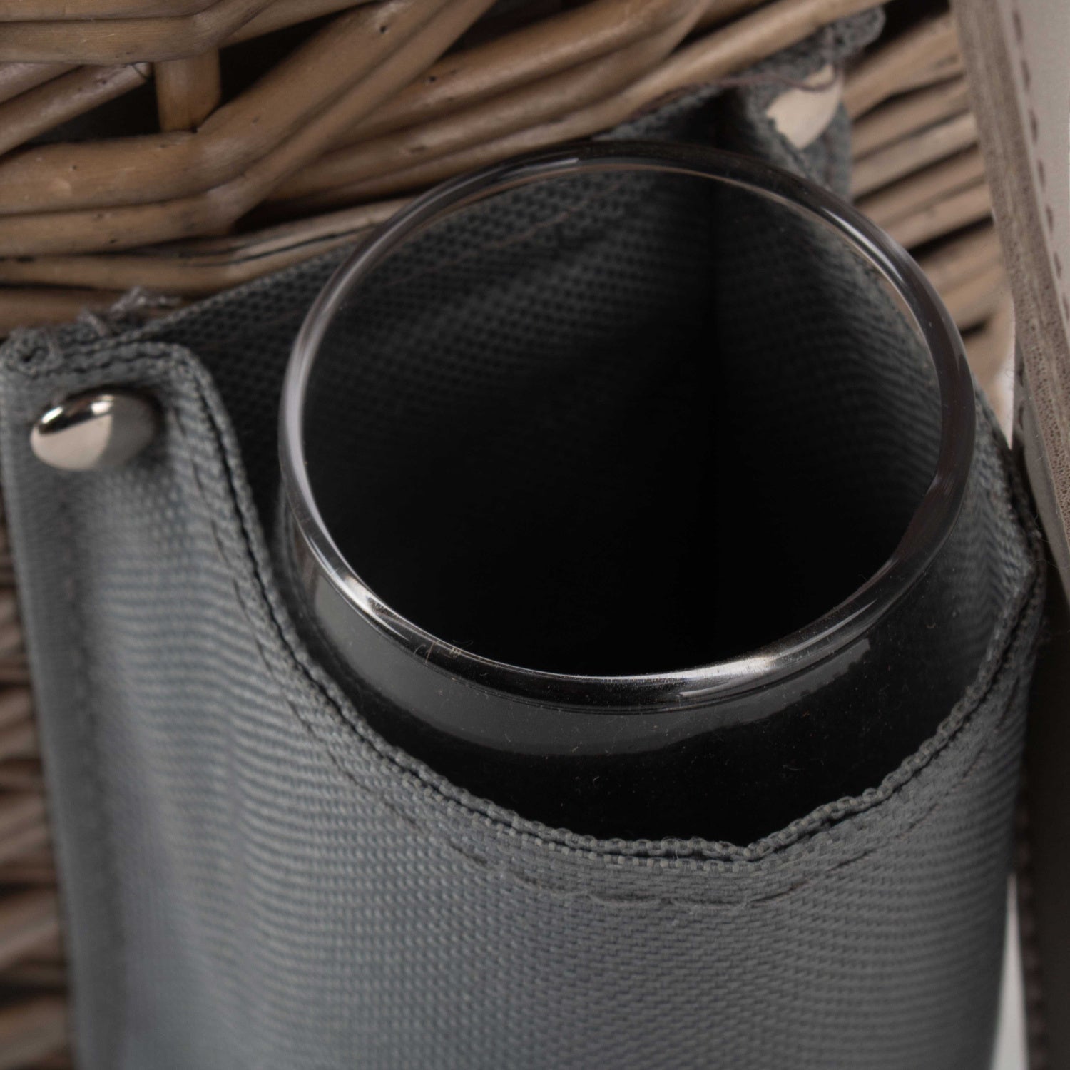 Single Bottle & 2 Champagne Glass Carrier With Shoulder Strap - REGN