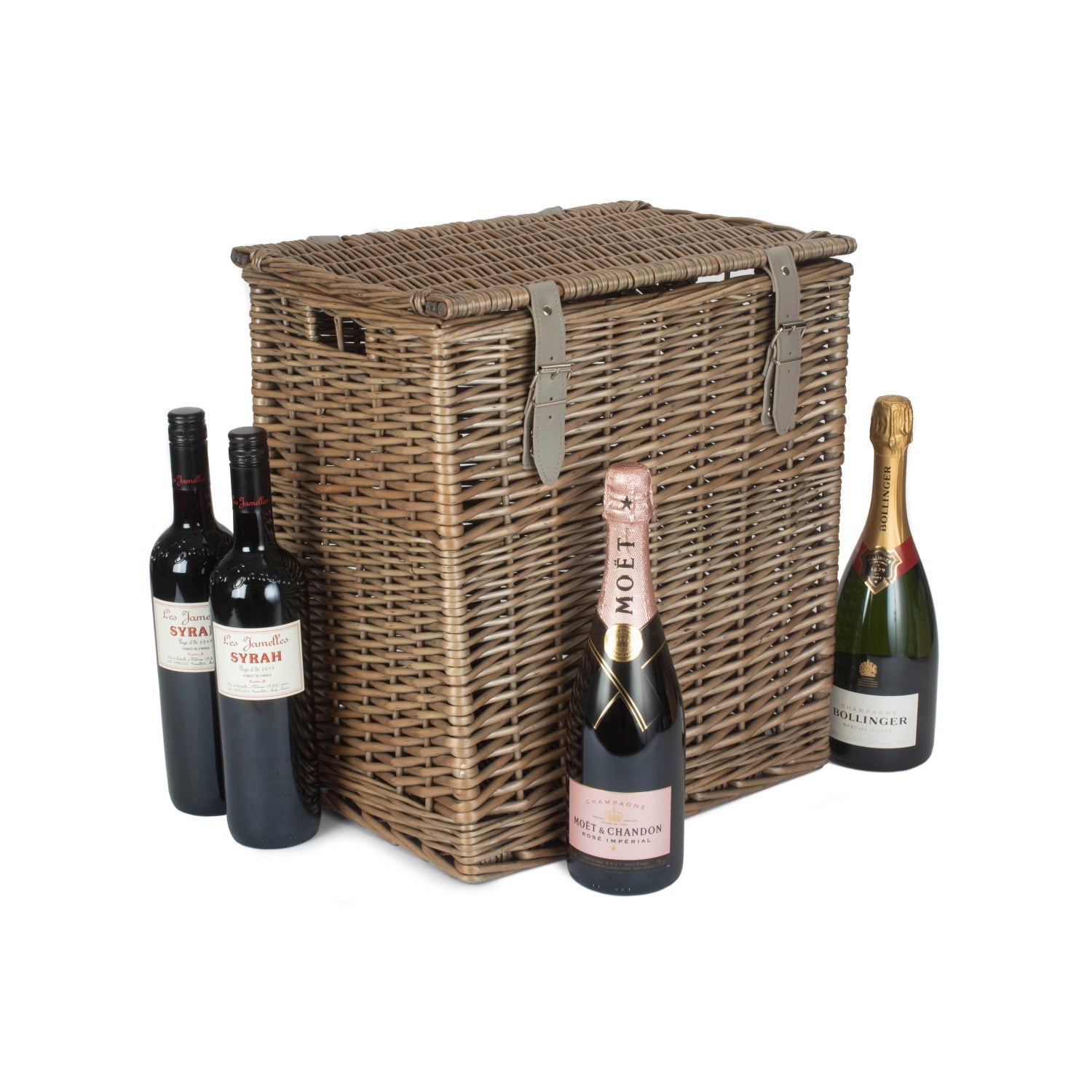 Size 1 - Antique Wash Willow Vintner Storage Hamper - REGN