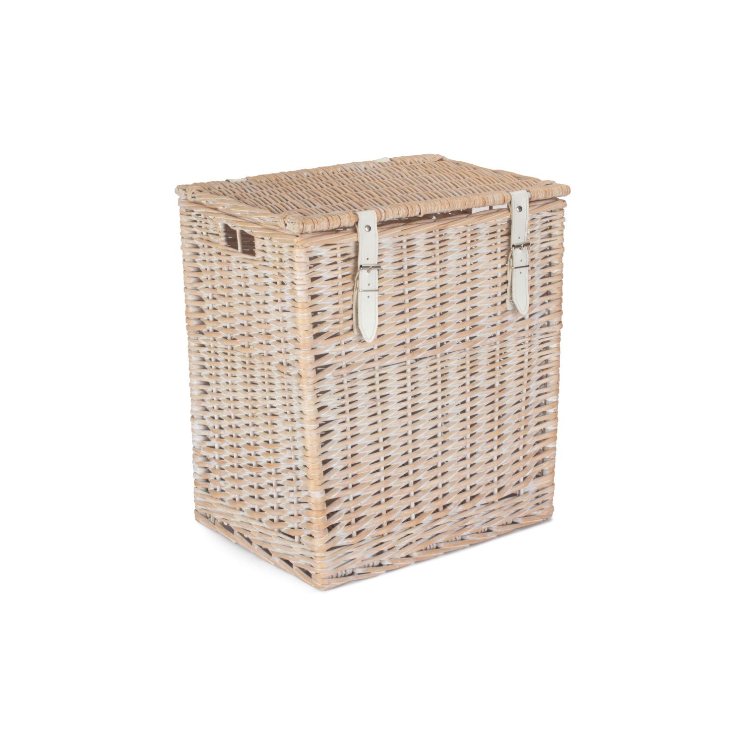 Size 1 - White Wash Willow Vintner Storage Hamper - REGN