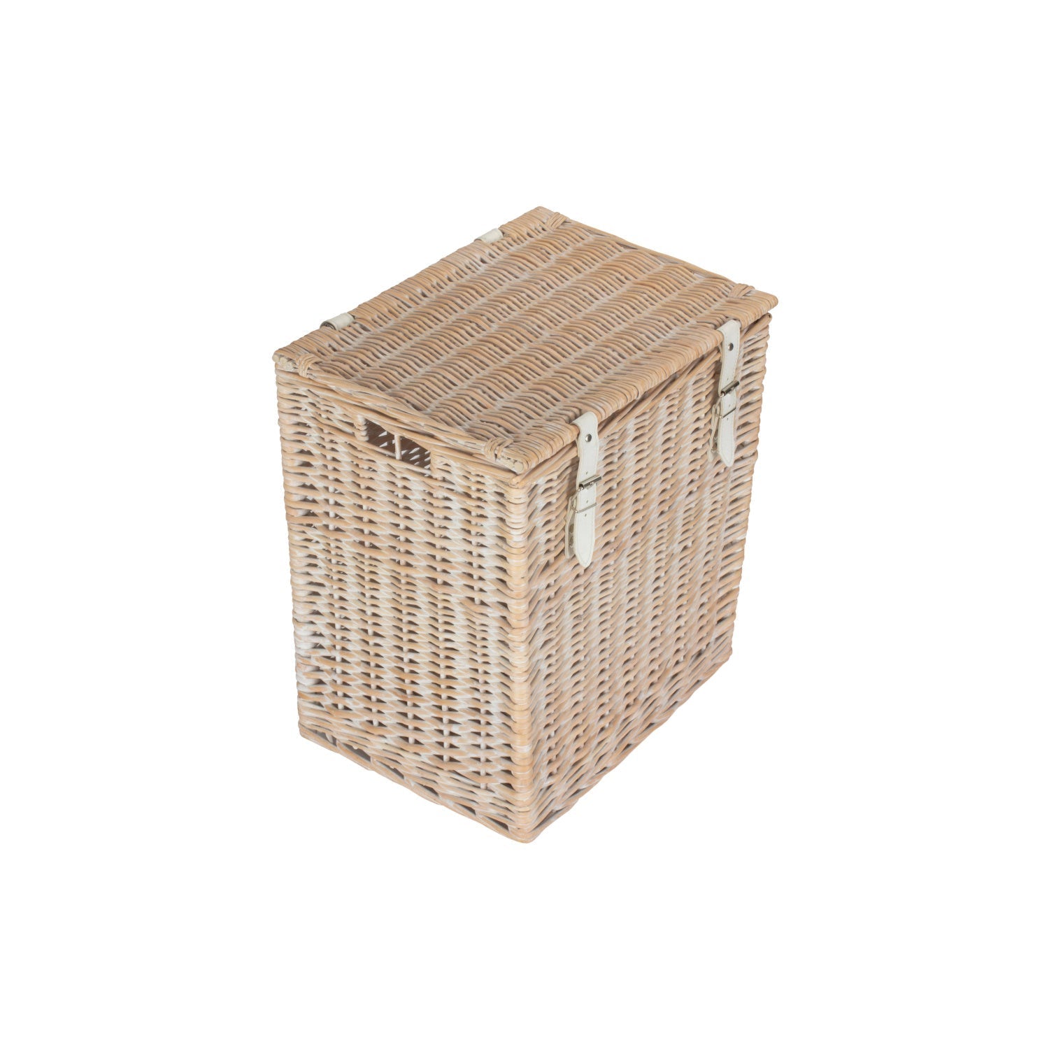 Size 1 - White Wash Willow Vintner Storage Hamper - REGN