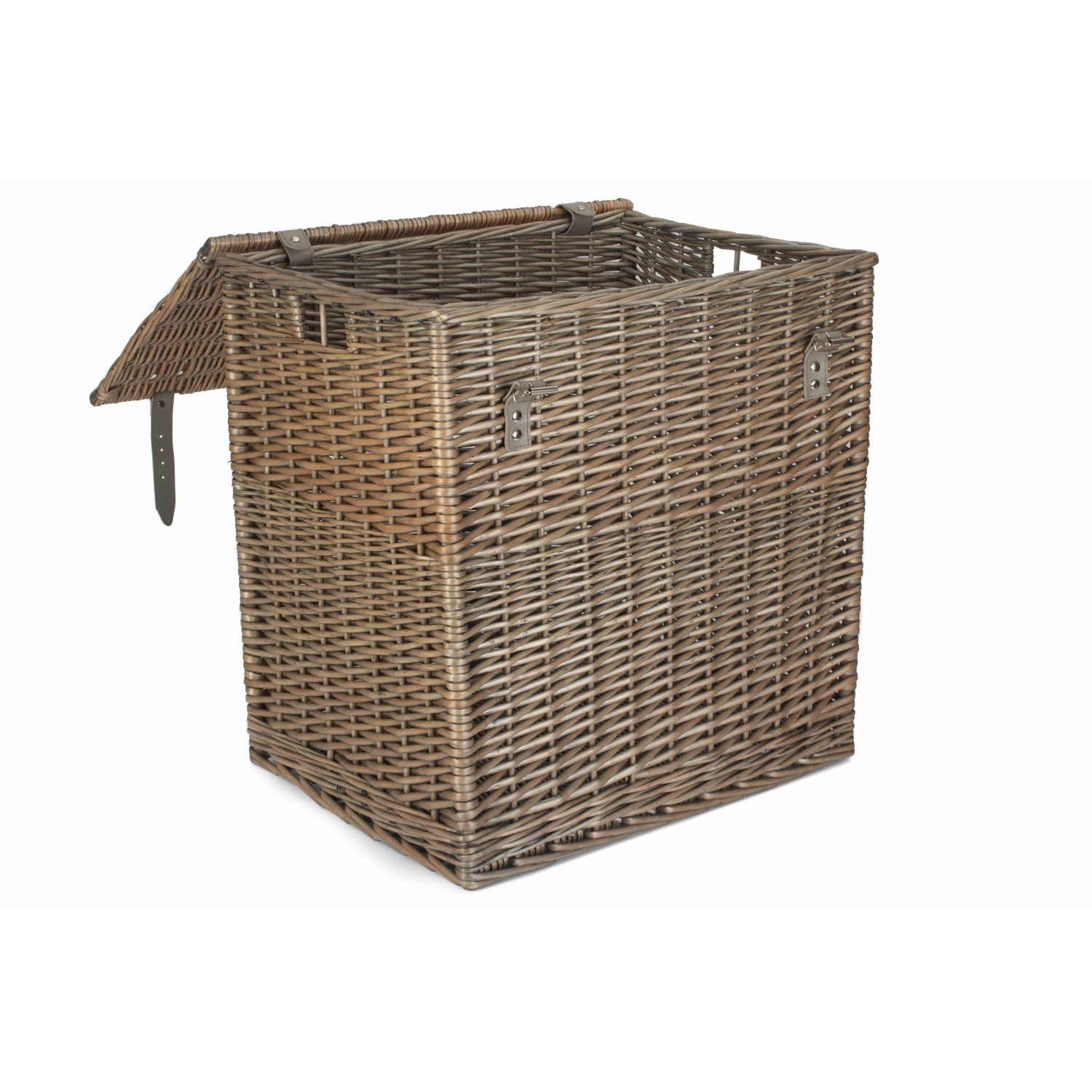 Size 2 - Antique Wash Willow Vintner Storage Hamper - REGN