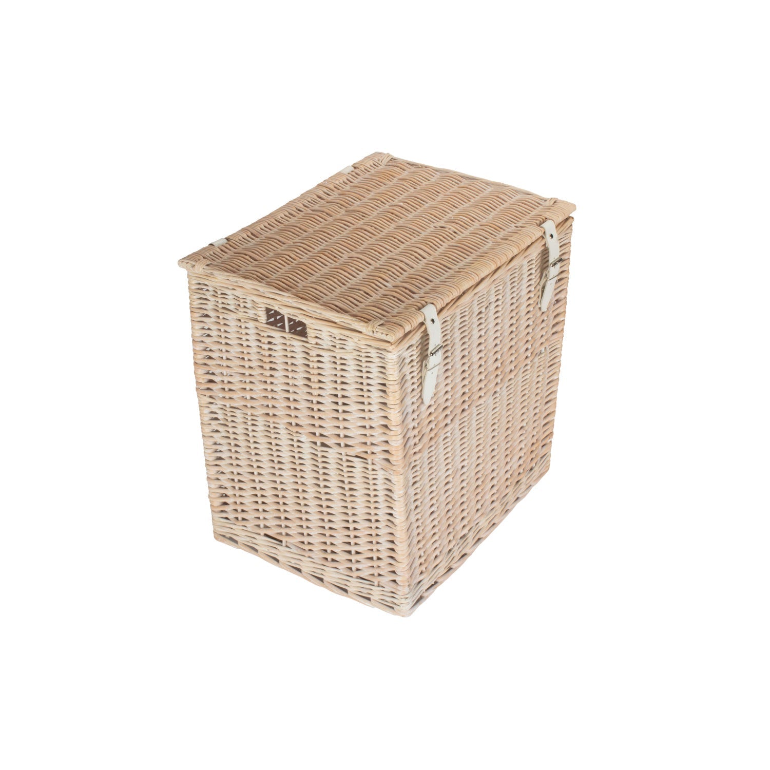 Size 2 - White Wash Willow Vintner Storage Hamper - REGN