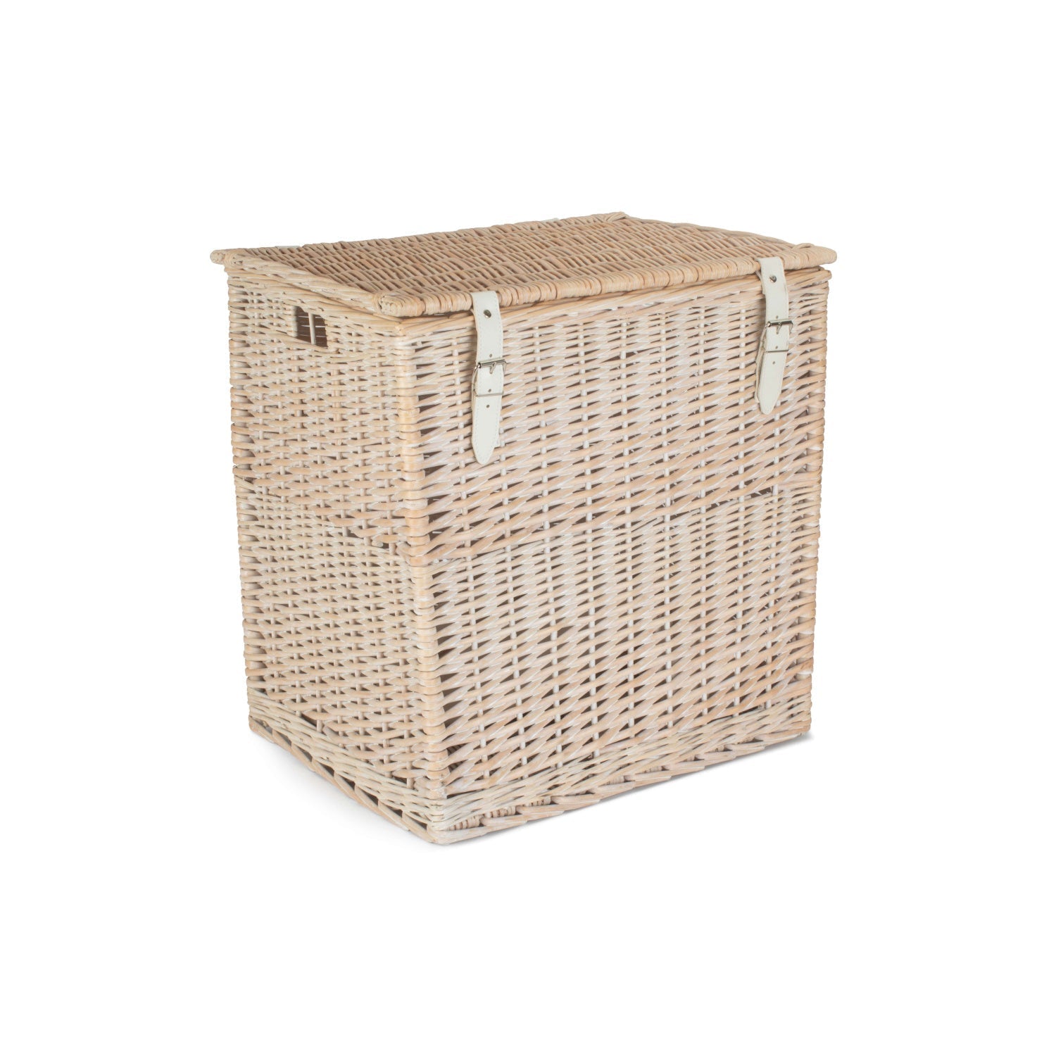 Size 2 - White Wash Willow Vintner Storage Hamper - REGN
