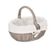Small Antique Wash Bathroom Shopper - Lined - REGN