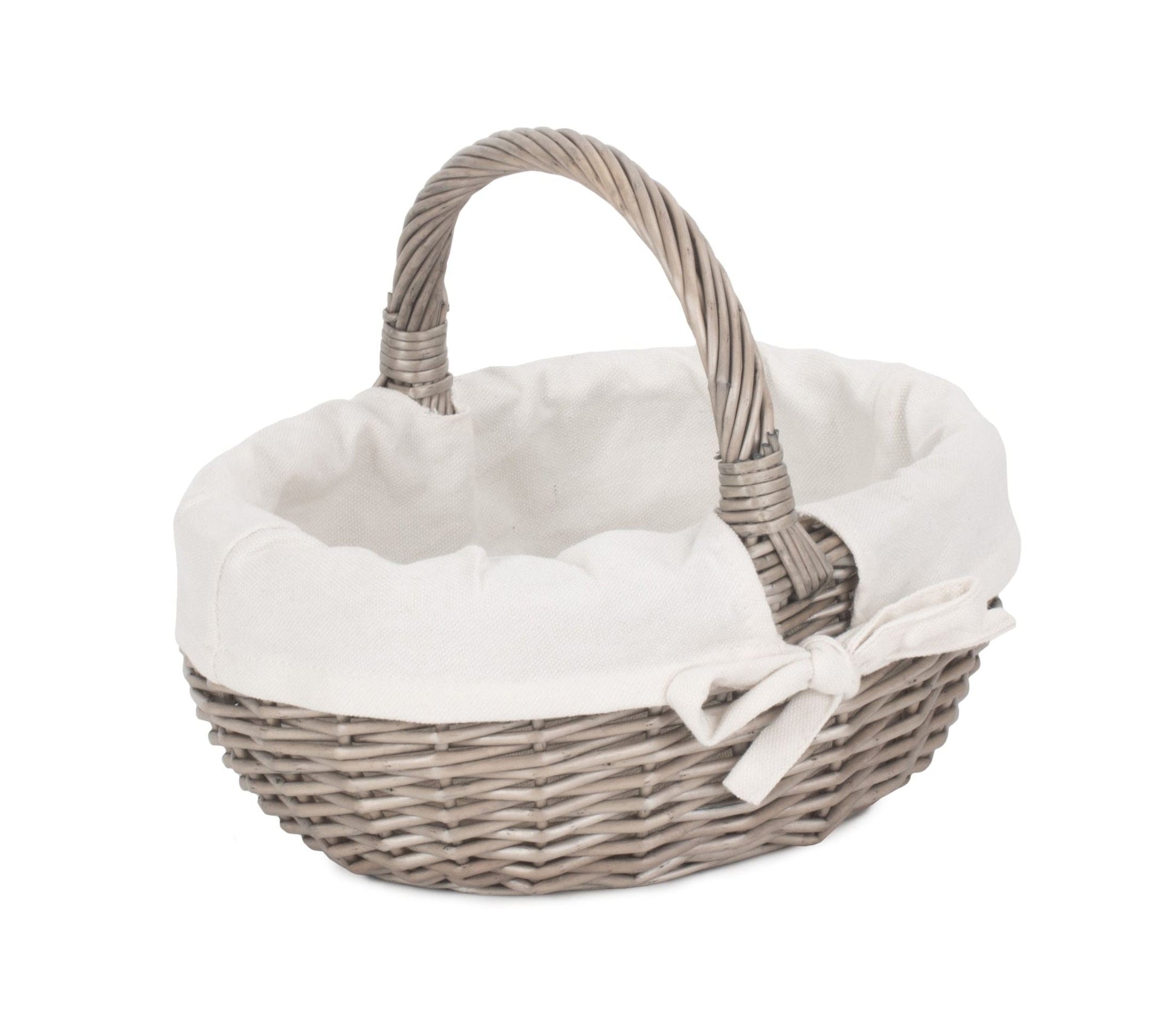 Small Antique Wash Bathroom Shopper - Lined - REGN