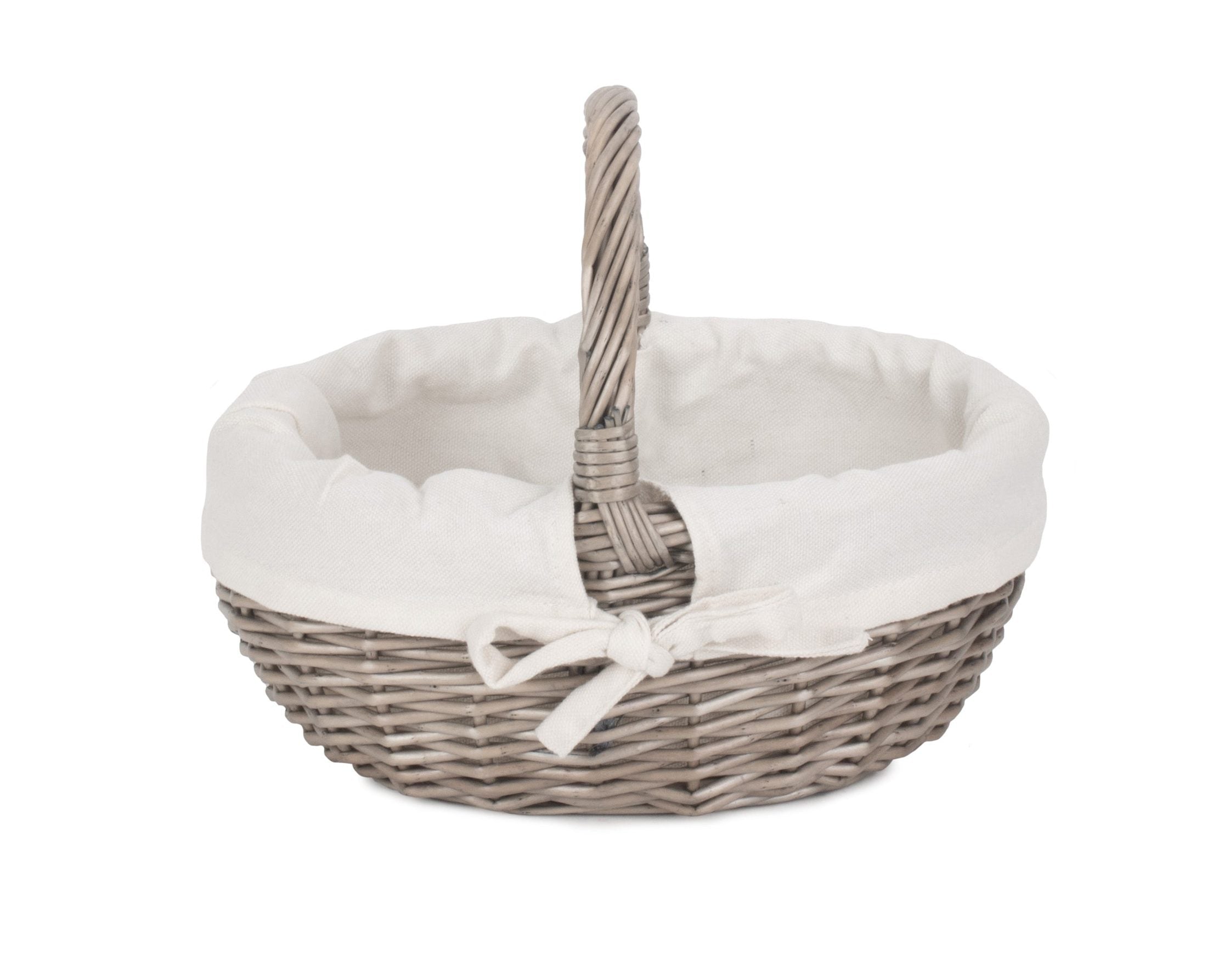 Small Antique Wash Bathroom Shopper - Lined - REGN