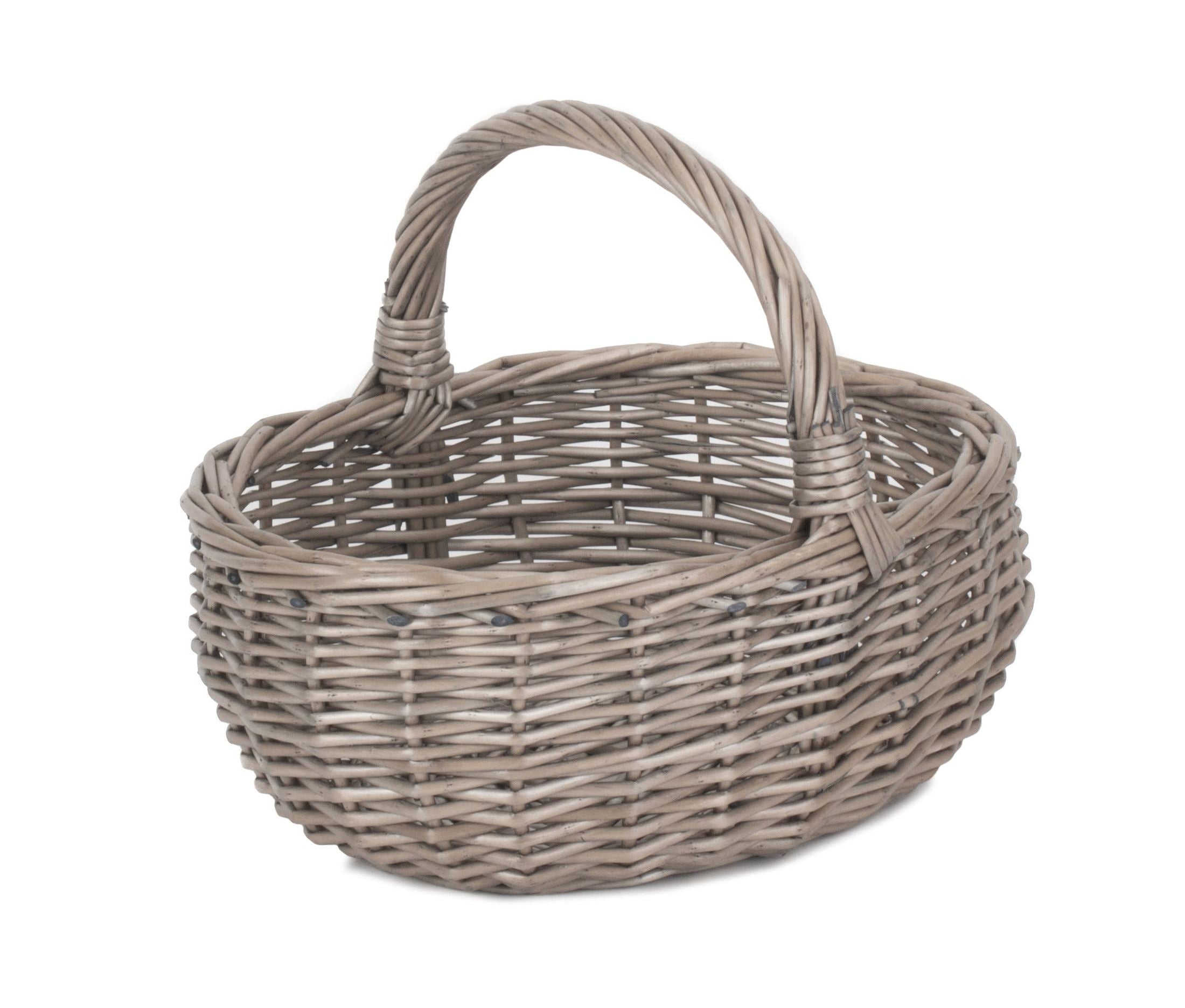 Small Antique Wash Bathroom Shopper - Unlined - REGN